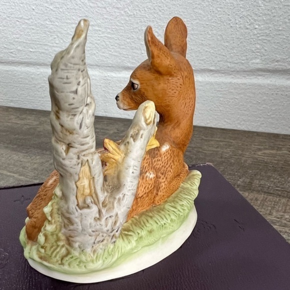 Homco Fawn Figurine 1980's Vintage deer statue collectible - Picture 5 of 7